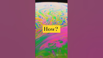 Science of Colors! #bubbles #rainbowcolor #science #facts #explained #educationalvideo #shorts