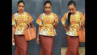 50 Sown Ankara with Blouse Collection - Dress Ideas screenshot 5