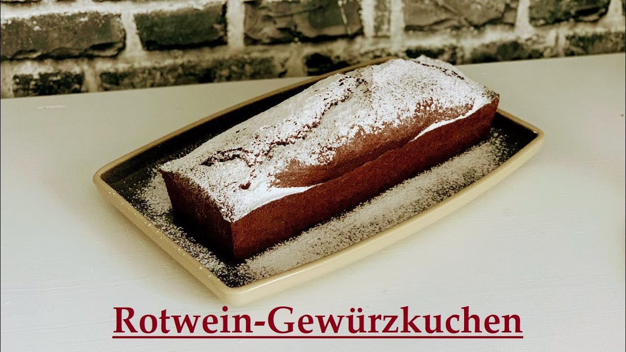 Rotwein- Gewürzkuchen Thermomix® TM6 / TM5 / TM31 - YouTube