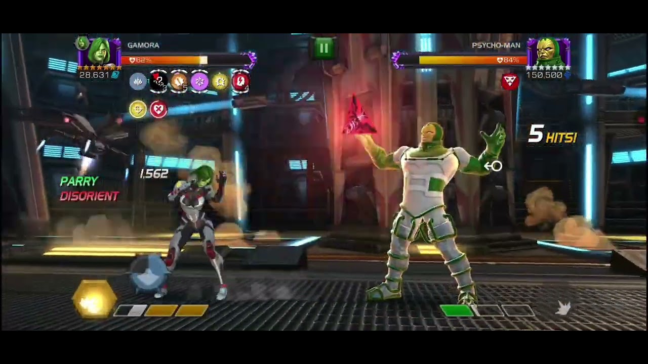 THE REBIRTH PHYSCO MAN vs GAMORA 