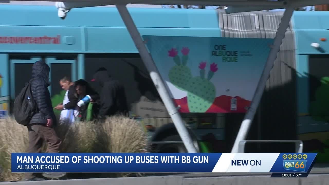 76-year-old man arrested for shooting BB gun at city buses - YouTube