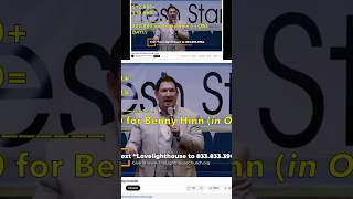 “Send money to Benny Hinn or else!!” #bennyhinn #jesusimage