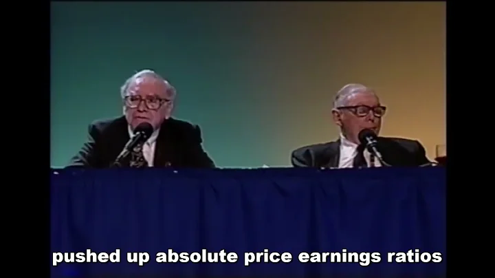 Warren Buffett explains the reasons for higher PE ratios English Subtitles