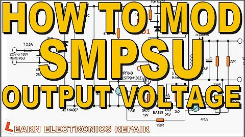 How To MOD / HACK Change ANY Switch Mode Power Supply Output Voltage. An SMPS Tutorial Guide.