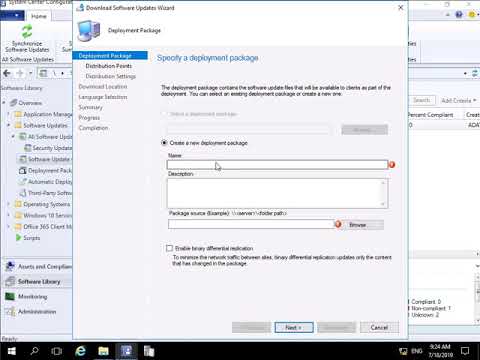 20703-1B Demo31 Creating Software Update Groups and Deployment Packages ...