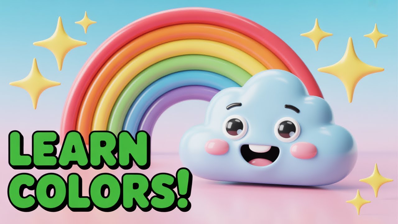 Rot, Gelb, Blau und Grün 🎵 – Deutsches Kinderlied