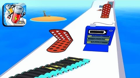 Battery Run || Max Level‼️All Level Gameplay Android/iOS, New Update Level 39-40