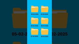 Date folder Creator #BatchScript #Automation #DateBasedFolders