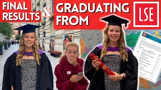 FINAL DEGREE RESULTS REACTION & GRADUATING FROM LSE !! //GRADUATION DAY VLOG & LIVE RESULTS REACTION