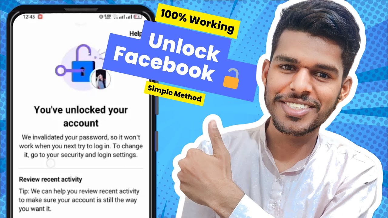 Unlock Your Facebook Account in 2023 | Locked Facebook ID How To Unlock ...