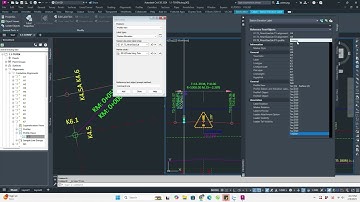 Bài 3.8: Gán nhãn giao cắt trên trắc dọc | Civil3D