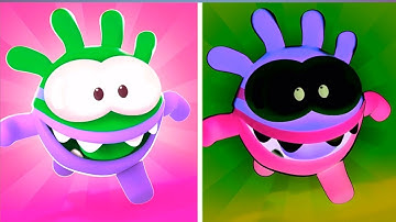 Om Nom Run 🐻 vs Reverse Colour Run walkthrough , iOS Android New Update ( part : 1520 )