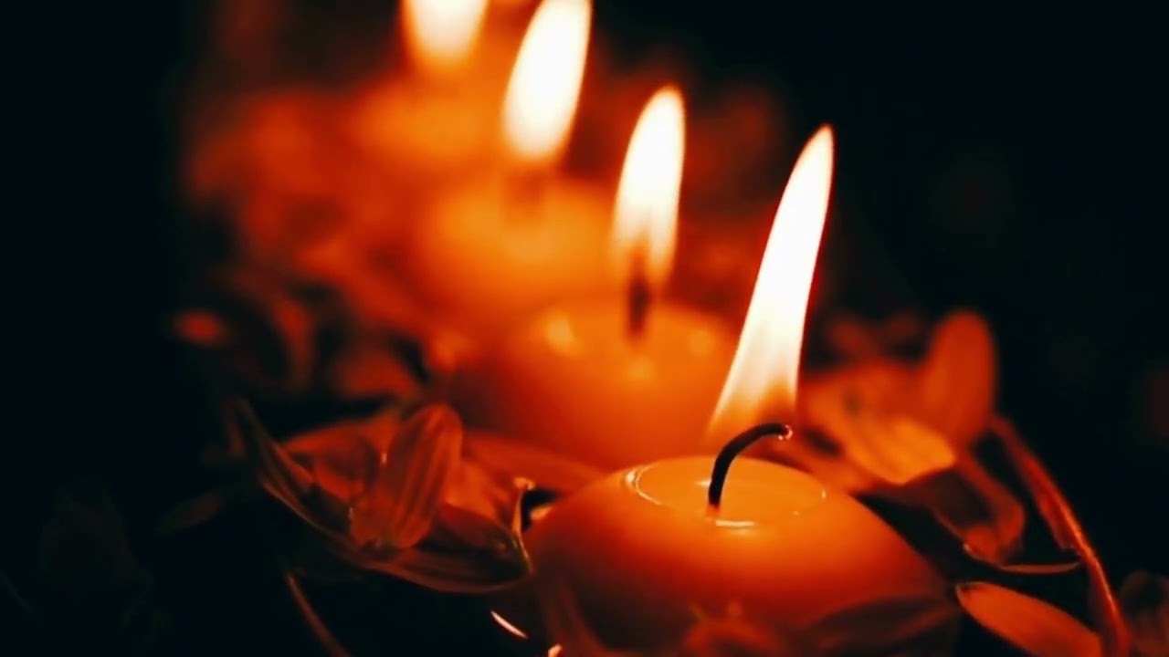 MEDITATION CANDLE FLAME AND RUNNING WATER SOFT RELAXATION SOUNDS YouTube