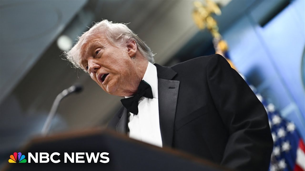 'We were whisked away': Trump recalls being evacuated from White House Correspondents' Dinner