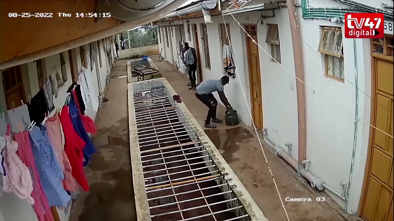 Two men caught on CCTV breaking into houses in Embu