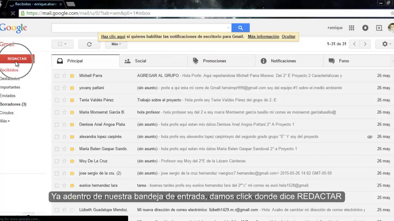 Como Enviar Mi Correo Electronico Youtube