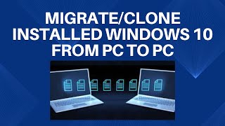 how to migrate/clone windows 10 hdd or ssd without software & without data loss