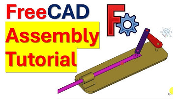 FreeCAD 1.0 Assembly Tutorial:  Model Crank-Slider Mechanism from Scratch - Important Mechanism