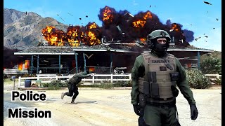 Police Trevor&#39;s Search And Destroy Mission!!! - GTA 5 Mission (Remastered)