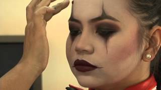 Watch Krystal's transformation into a ghoulish ringmaster