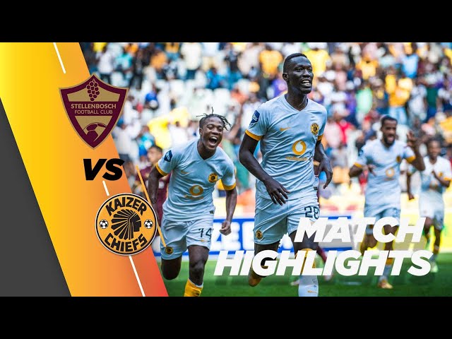 Highlights | Stellenbosch FC vs. Kaizer Chiefs | 2022/2023 DStv Premiership class=