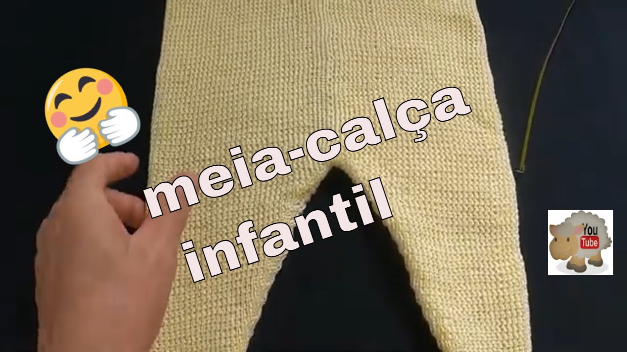 Como fazer meia-calça infantil na frontura em tricô à máquina