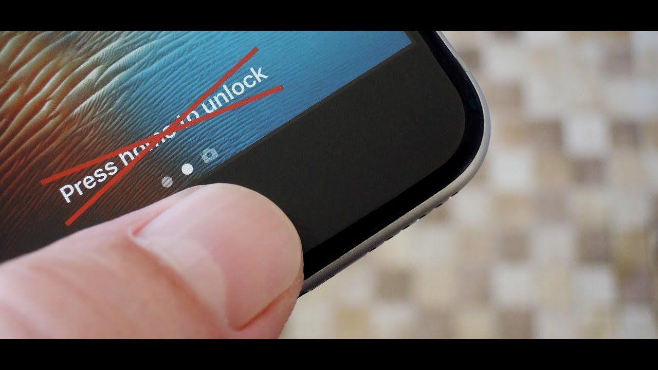 Press to unlock. Touch ID В iphone 10.