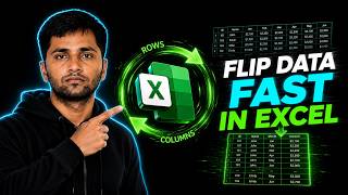 Excel Transpose Magic: Turn Rows to Columns (and vice versa) FAST!