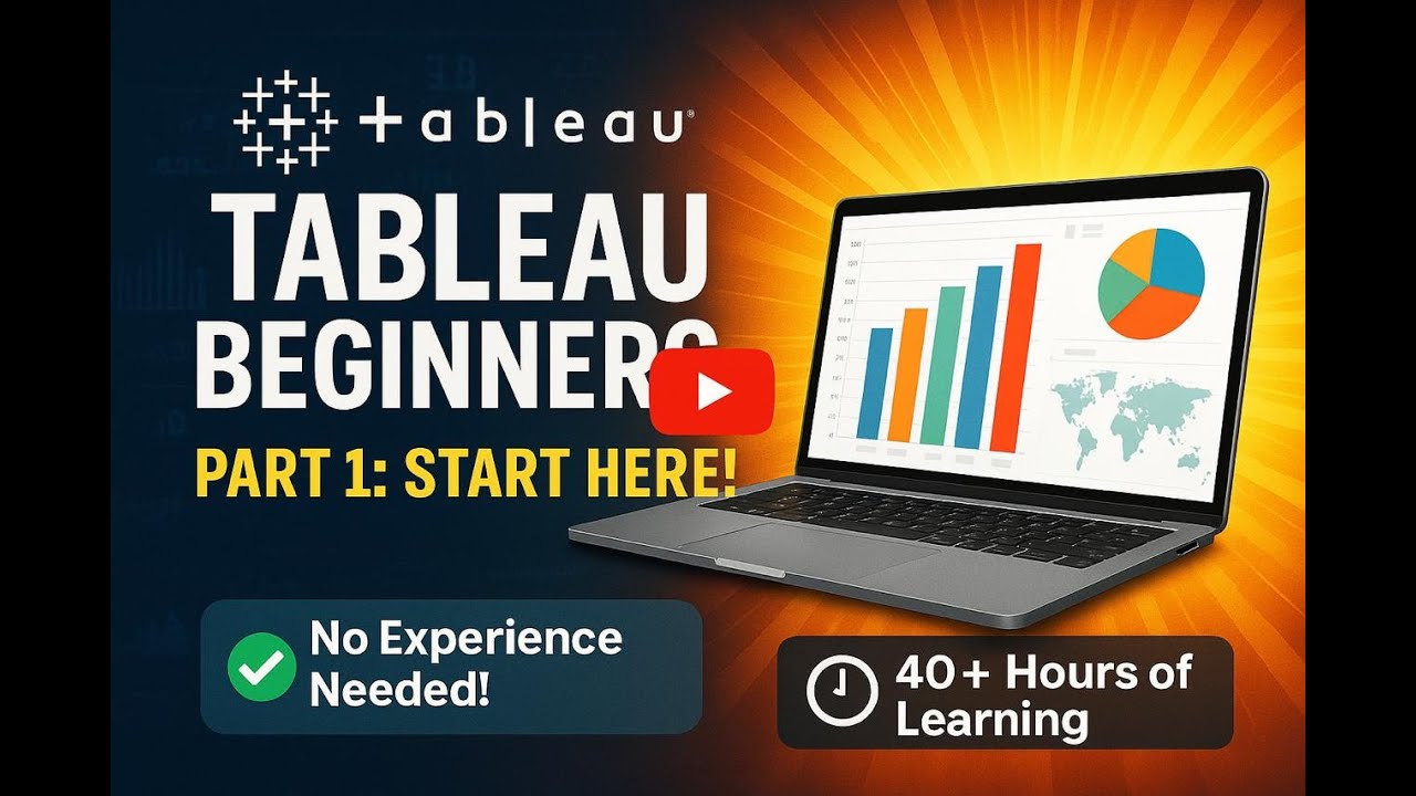 Complete End to END Tableau - Part 1 (Tableau for Begineer) - YouTube
