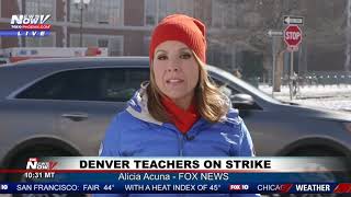 TEACHER STRIKE: Denver Teachers Strike Over Pay - Alicia Acuna Update