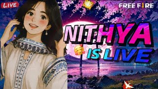NITHYA IS LIVE❤️🔥||GIRL GAMER😎||LIVESTREAM||BR RANKPUSH||FACECAM
