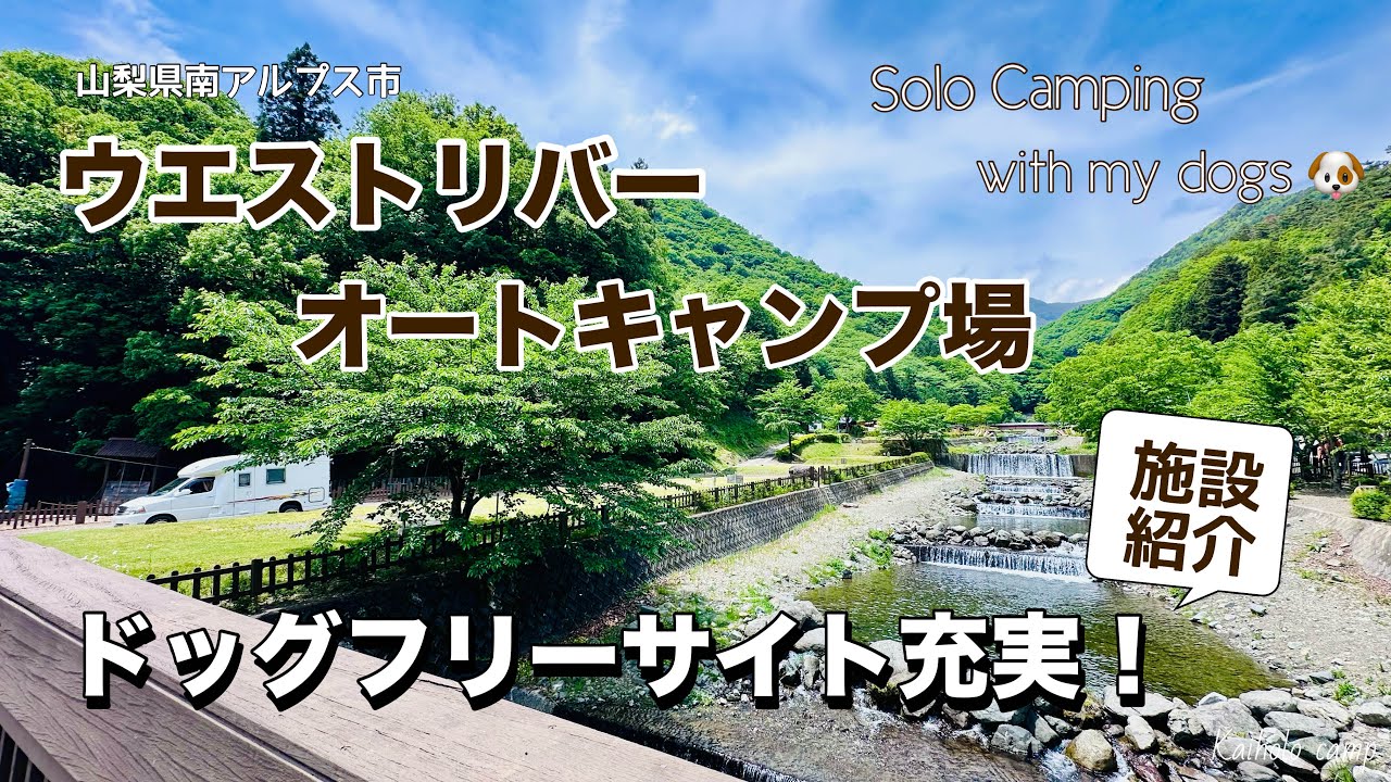 【キャンプ場紹介】犬連れキャンパー必見⭐︎ドッグフリーサイトが充実‼️もっと早くいけばよかった高規格キャンプ場｜ウエストリバーオートキャンプ場 後編
