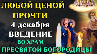 4 декабря Введение во храм Пресвятой Богородицы. Молитвы на Введение во храм. Православие