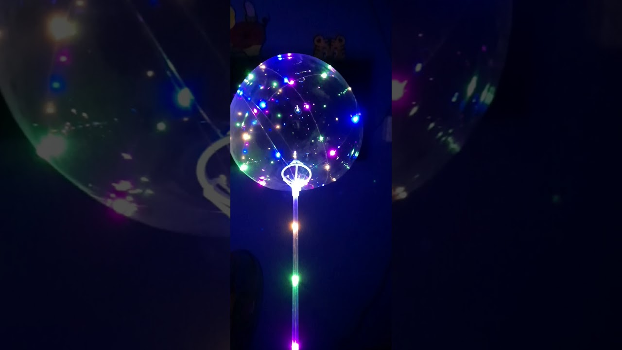 LED light balloon YouTube