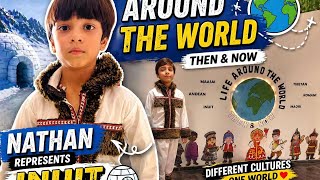 Nathan presents Inuit culture as part of his TNS Gulberg school project 🌍