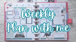Weekly Plan With Me for National Planner Day | Happy Planner Vertical Layout