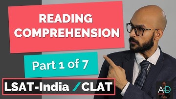 Reading Comprehension for LSAT-India 2022 | Part 1 of 7 | June 2022 | Prof. Ankit Dhotrekar