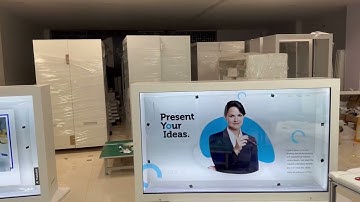 LCD Transparent Display Cabinet