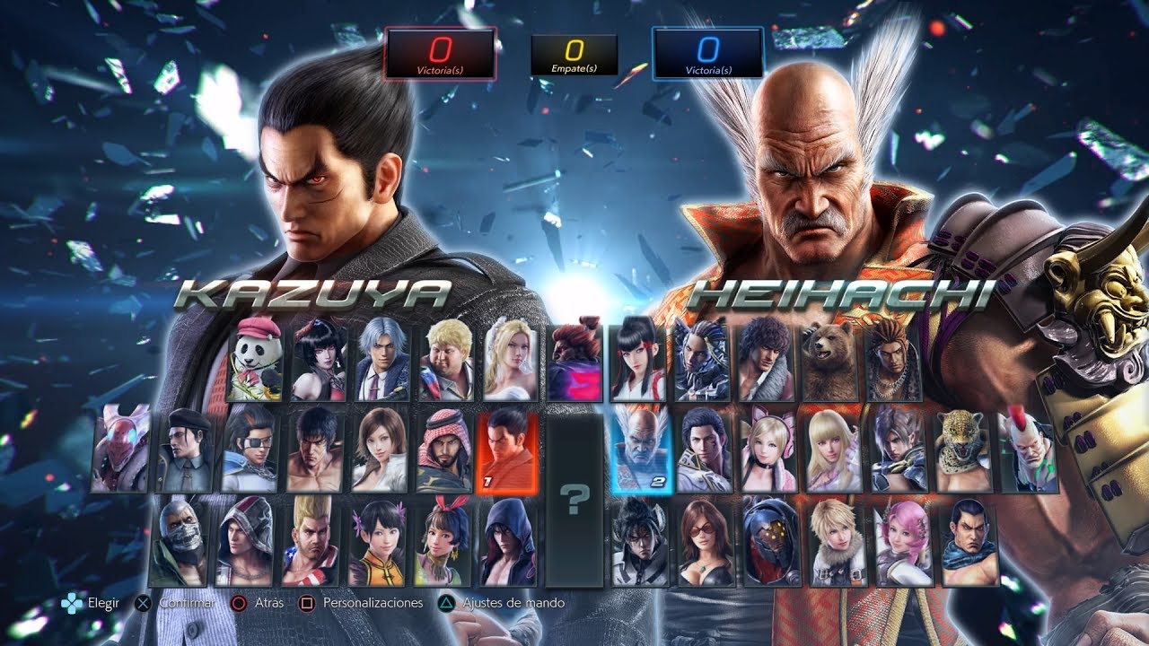 Tren aprendiz Rezumar Tekken 7: Seleccionar Personaje. - YouTube