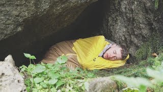 I Spent the Night in a Cave & Something Crazy Happened (Sleep in a Cave Challenge)