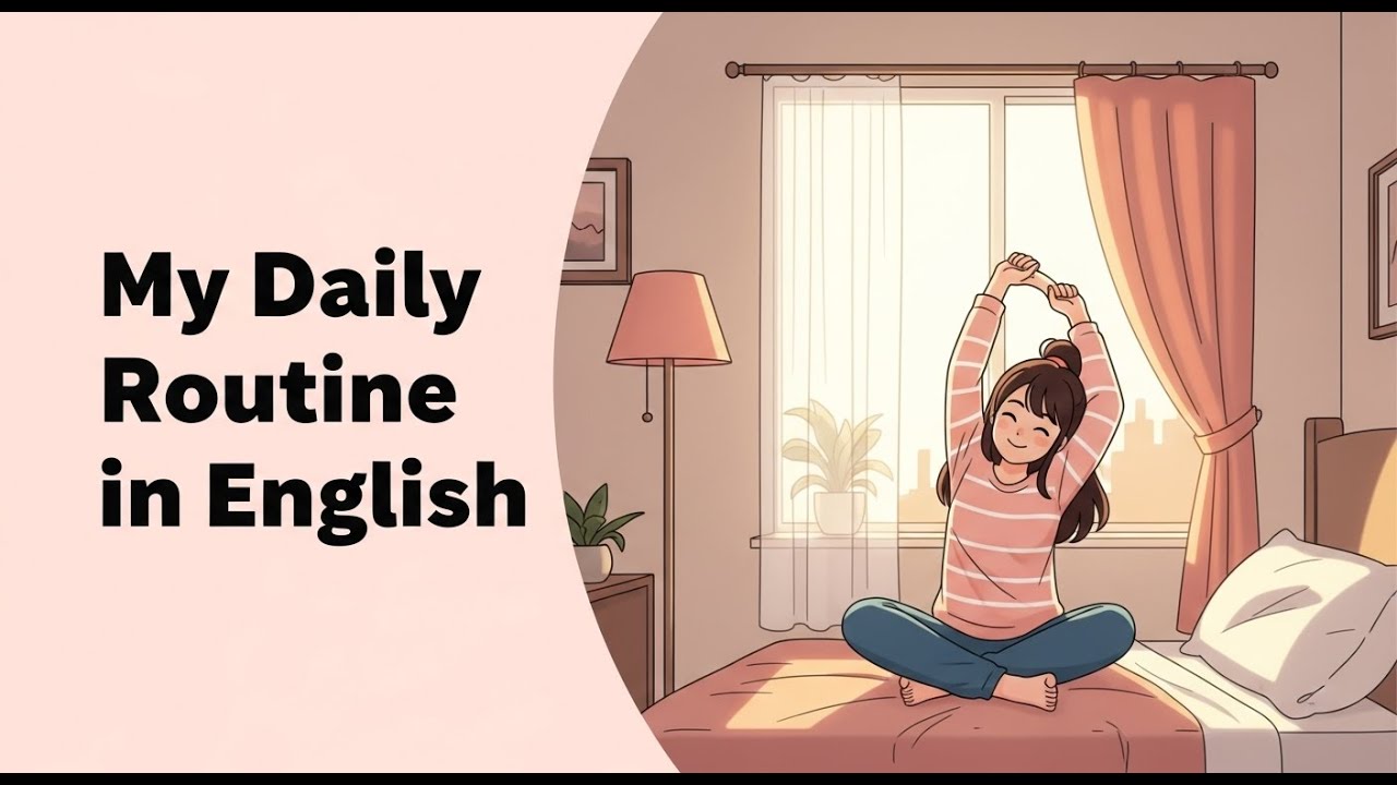 Daily Routine | Easy English for Beginners | Big Progress channel - YouTube