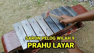 Belajar Saron Pelog wilah 9 Tembang Prahu layar.