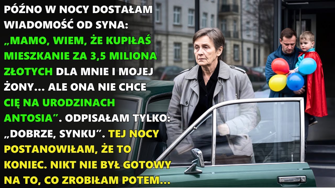 Kupiłam im apartament za 3,5 mln zł, a syn zadzwonił: