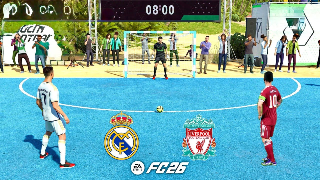 FC 26 Volta Football | Ronaldo Messi Neymar Mbappe Haaland Vinicius | Real Madrid vs Liverpool - PS5