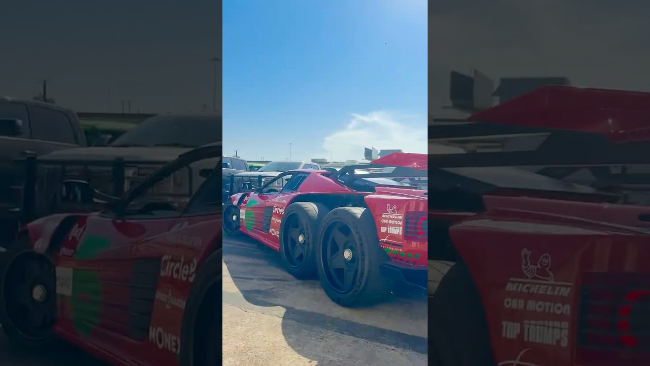 The Iconic 6-Wheeled F6 Ferrari Takes A Joyride🏎️   #gasmonkeygarage  #richardrawlings