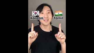 Korean🇰🇷 vs Tamil Indian🇮🇳 Part. 2 | Comparison #shorts
