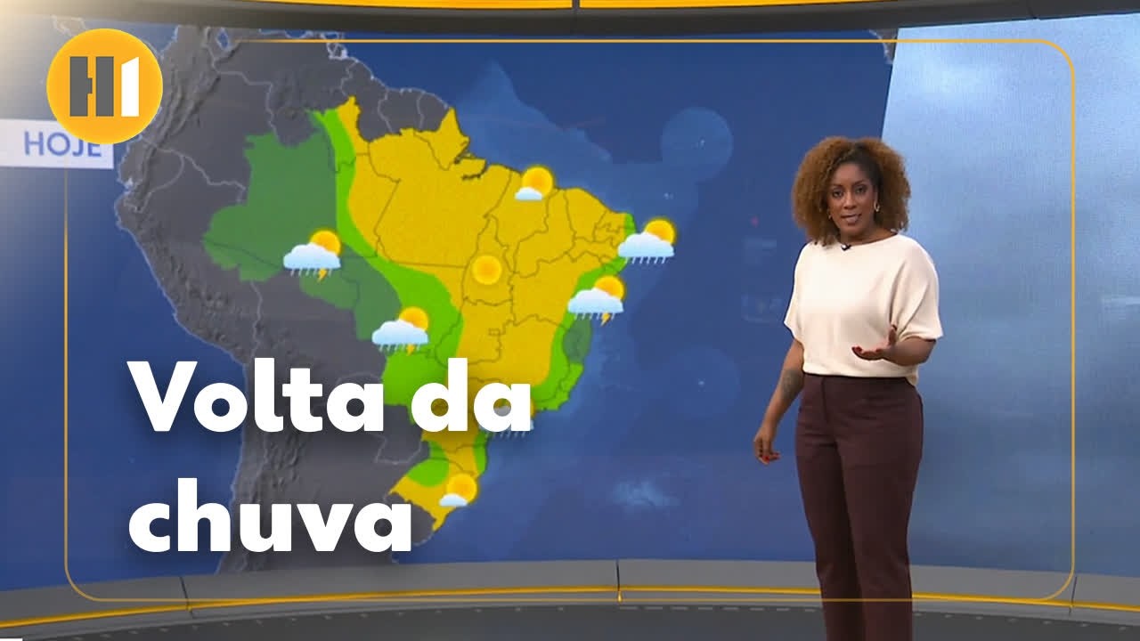 Previsão do tempo: chuva concentrada no sul da Bahia; confira o clima para todo o Brasil