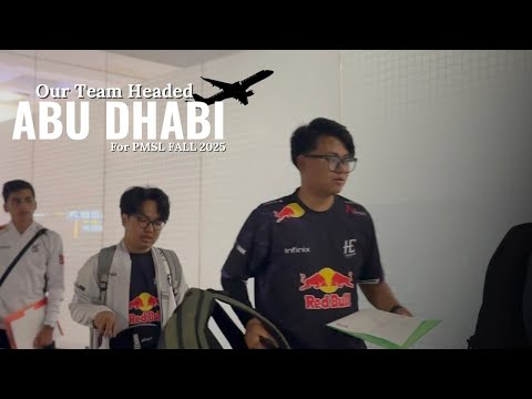 PMSL CSA FALL | ABU DHABI HERE WE COME - Airport Vlog
