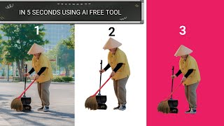 Remove Photo Background in 5 Seconds Using  free Online AI Tool