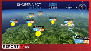 Temperatura deri në 37 gradë celsius, por priten reshje shiu...parashikimi i motit për sot screenshot 3